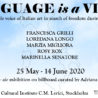 “Language is a virus”a Stoccolma