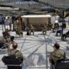 Missione in Afghanistan: il generale Usa Miller in visita al Train Advise and Assist Command West, Comando Nato a guida italiana