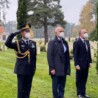 Nel cimitero militare di Brookwood, nel Regno Unito, la commemorazione per onorare i caduti italiani della I e II Guerra Mondiale