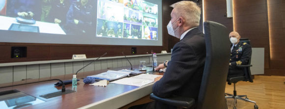 Il saluto in videoconferenza del Ministro Guerini ai militari impegnati nelle missioni internazionali
