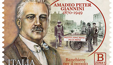 Italia, un francobollo celebra Amedeo Peter Giannini nel 150° anniversario della nascita 