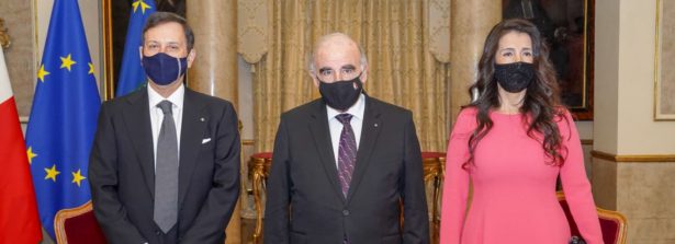 Malta, cerimonia di presentazione del nuovo Ambasciatore italiano al Presidente della Repubblica George Vella