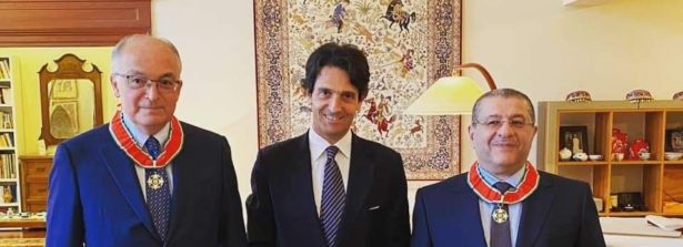 Baku. l’onorificenza di Commendatore dell’Ordine della Stella d’Italia all’Ambasciatore Parvin Mirzazade e al Vice Presidente di Socar Elshad Nassirov