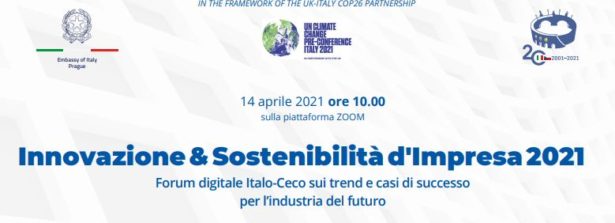 Forum digitale italo-ceco “Innovazione & Sostenibilità d’Impresa 2021”