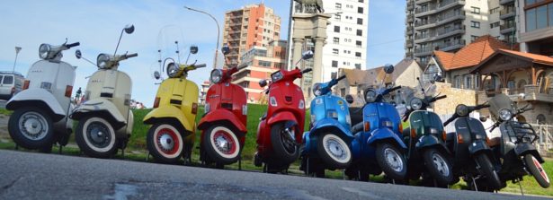 Il 23 aprile il Vespa Club di Mar del Plata ha celebrato i 75 anni dello scooter lanciato dalla Piaggio