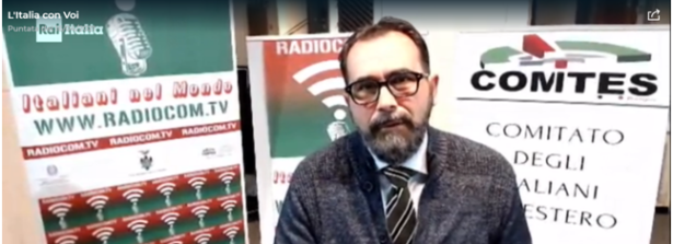 “L’Italia con Voi”, intervento del Presidente del Comites Belgio Raffaele Napolitano