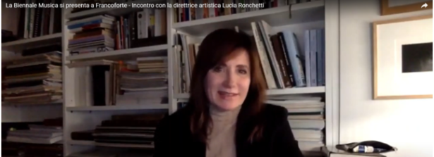 Biennale musica 2021 di Venezia: sul canale YouTube del Consolato Generale d’Italia a Francoforte l’intervista alla direttrice artistica Lucia Ronchetti