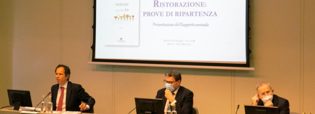 Il Ministro Giorgetti a evento Fipe Confcommercio. Presentato rapporto su ristorazione 2020