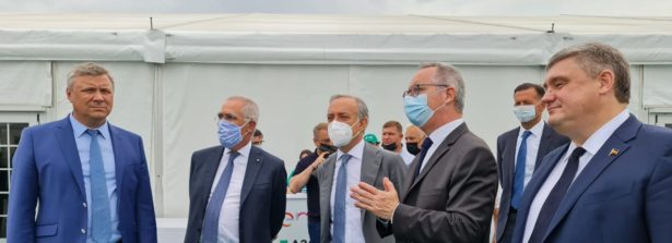 Russia, cerimonia per la messa in esercizio di un nuovo parco eolico di ENEL ad Azov
