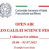 A Francoforte Open Air “Galileo Galilei Science Festival”