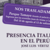 “Presenza italiana in Perù” a San Isidro