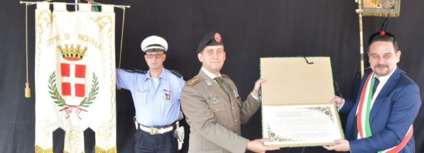 Si è svolta nei giorni scorsi la cerimonia ufficiale del conferimento della cittadinanza onoraria al Reggimento “Lancieri di Novara”