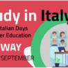 Studiare in Italia: Giornate virtuali in Norvegia dedicate all’istruzione superiore in Italia (27-29 settembre)