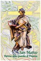 San Matteo Patrono della Guardia di Finanza, Sottosegretario Pucciarelli: Corpo di Polizia economico-finanziaria da sempre parte integrante delle Forze Armate dello Stato