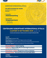 “Una rete di donne nel mondo”, il 21 settembre convegno del Soroptimist International Italia presso il CNEL