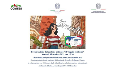 Campagna informativa per le elezioni Comites: in Belgio il cartone animato “Il viaggio continua”