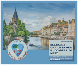 Unica lista candidata per il rinnovo del Comites di Metz: “Uniti – con l’Italia nel cuore”