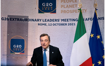 Introduzione alla conferenza stampa del Presidente Draghi al termine del G20 straordinario sull’Afghanistan