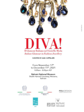 Bahrain, Ambasciata d’Italia a Manama: “DIVA! Italian Glamour in Fashion Jewellery” in mostra al Museo Nazionale