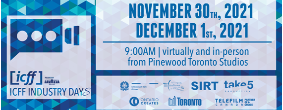 Si svolgerà il 30 novembre e il 1° dicembre a Toronto l’edizione 2021 degli Industry Days, evento di promozione di co-produzioni e collaborazioni italo-canadesi nel campo del cinema e dell’audiovisivo