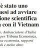 Intervista all’Ambasciatore Antonio Alessandro su “Tribuna Economica”