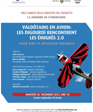 “Valdôtains en avion: Les Digourdì rencontrent les émigrés 2.0”