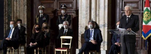 Il Presidente Mattarella in occasione dello scambio degli auguri di fine anno con i rappresentanti delle Istituzioni, delle Forze Politiche e della Società Civile