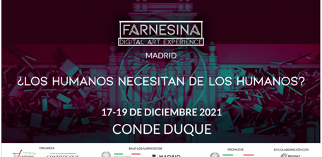 Spagna, “¿Los humanos necesitan de los humanos?”: spettacolo di arte digitale a Madrid   nell’ambito del  progetto internazionale “Farnesina Digital Art Experience”