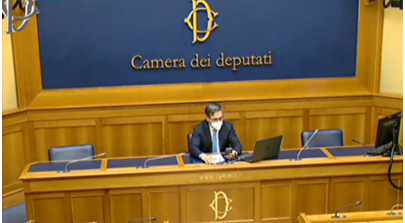 Simone Billi (Lega – ripartizione Europa): presentazione alla Camera dei Deputati del Festival Italiart di Digione