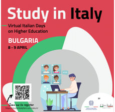 L’8-9 aprile a Sofia “Virtual Italian Days on Higher Education”, Fiera virtuale del sistema universitario italiano