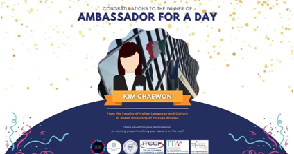 Corea del Sud: studentessa di italianistica vince la prima edizione di “Ambassador for a Day”