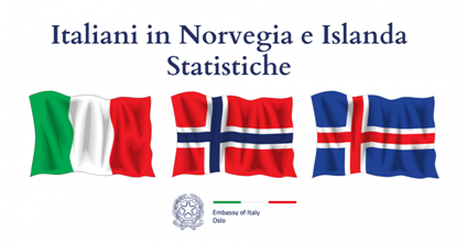 Ambasciata d’Italia a Oslo: Dati statistici sugli italiani residenti in Norvegia e in Islanda