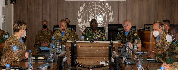 Il Military Advisor delle Nazioni Unite Generale Senegalese Birame Diop visita i Caschi Blu nel Settore Ovest di Unifil