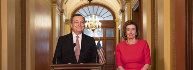 Il Presidente del Consiglio Mario Draghi negli Stati Uniti ha incontrato la Speaker Nancy Pelosi e i leader dei Gruppi politici del Congresso