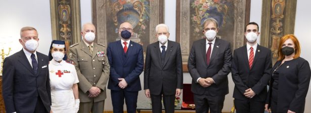 Il Presidente Mattarella ha incontrato una delegazione della Croce Rossa Italiana