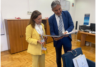Incontro dell’Ambasciatrice d’Italia a Sofia Zarra con il Viceministro per i Trasporti e le Comunicazioni Varbanov