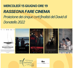 Belgio, “Fare cinema”: all’istituto Italiano di Cultura di Bruxelles i corti finalisti dei David di Donatello 2022  e il corto belga “Ma gueule”