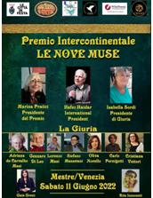 Goffredo Palmerini – Premio intercontinentale di arte letteraria “Le nove Muse”: la cerimonia di premiazione l’11 giugno al Centro culturale Candiani di Mestre