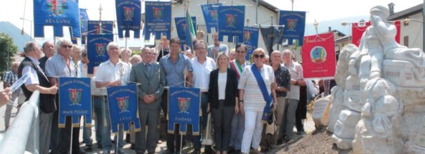 Associazione Bellunesi nel Mondo, Famiglia Ex emigranti di Fonzaso: 5° anniversario del  monumento dedicato agli emigranti e ai fonzasini nel mondo