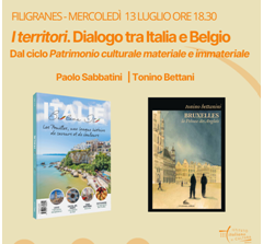 Belgio, Istituto Italiano di Cultura di Bruxelles: “I territori. Dialogo tra Italia e Belgio” alla Lbreria Filigranes  (13 luglio)
