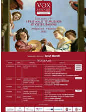 Il 7 luglio a Tirana il concerto dell’Albanian Baroque Ensemble segnalato dall’IIC