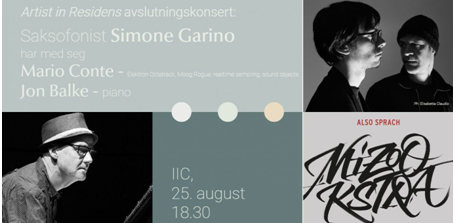 Norvegia,  Istituto Italiano di Cultura a Oslo : concerto jazz di Simone Garino chiude “Artisti in Residenza” (25 agosto)