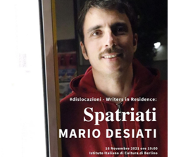 Berlino: l’Ambasciata e l’Istituto di Cultura si congratulano con Mario Desiati, vincitore del Premio Strega 2022