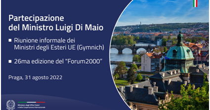 Missione del Ministro degli Esteri Di Maio a Praga