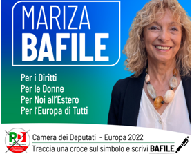 Elezioni politiche, Mariza Bafile – candidata alla Camera per il Partito Democratico nella Ripartizione Europa- chiede il sostegno degli elettori