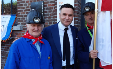 Massimo Romagnoli (MdL) a Marcinelle per la commemorazione alla miniera del Bois du Cazier