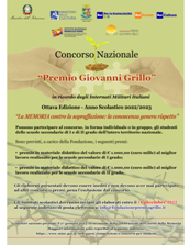 “La Memoria contro la sopraffazione: la conoscenza genera rispetto”: al via l’ottava edizione del Premio Nazionale “Giovanni Grillo”