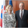 Slovacchia, incontro dell’Ambasciatrice d’Italia Flumiani con il Governatore della Regione Autonoma di Bratislava Droba