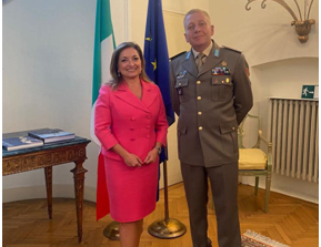 Battle Group Nato in Bulgaria, colloquio tra l’Ambasciatrice d’Italia a Sofia Zarra e il Colonnello Alaimo