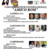 29esima edizione del Concorso Artistico Internazionale “Amico Rom”: 3 e 4 ottobre a Laterza, Lanciano e Campobasso